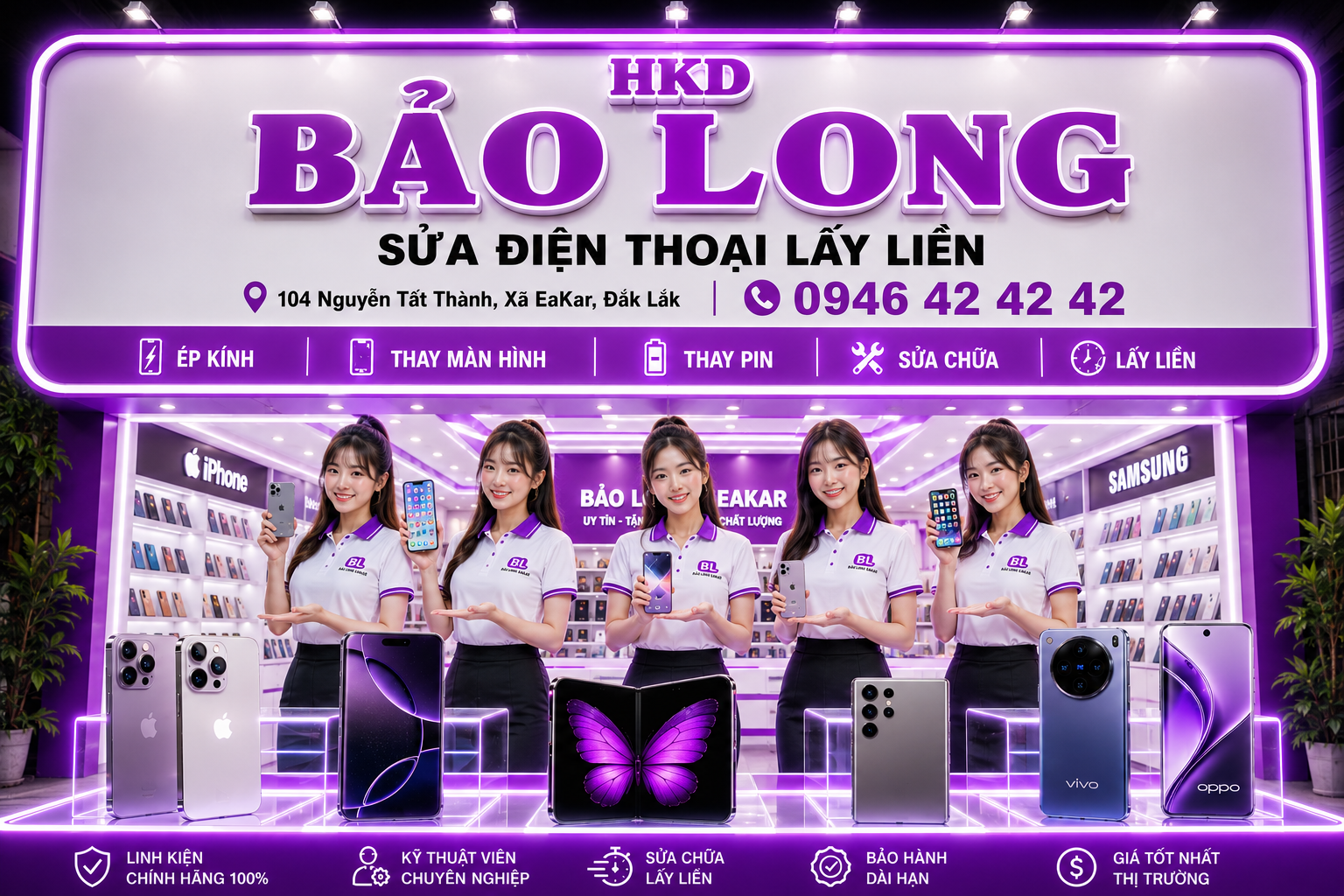 Thread 'ĐIỆN THOẠI BẢO LONG – TRUNG TÂM CUNG CẤP VÀ SỬA CHỮA SMARTPHONE UY TÍN TẠI EA KAR'