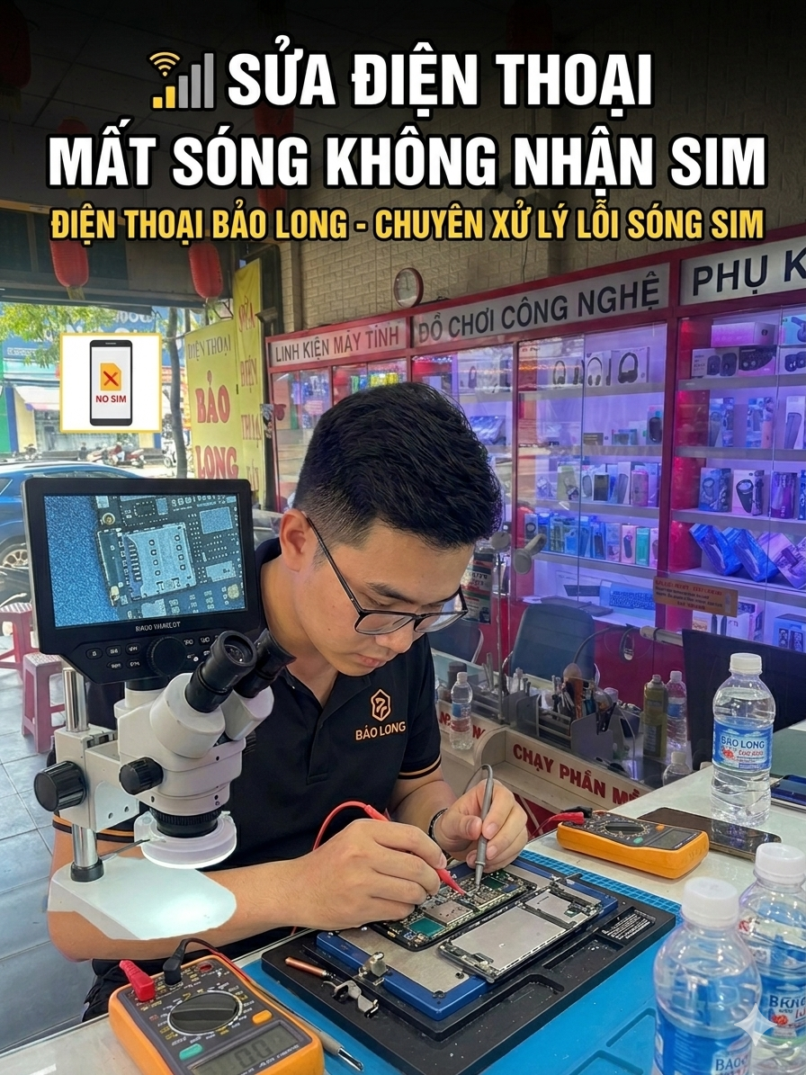 📶 SỬA ĐIỆN THOẠI MẤT SÓNG KHÔNG NHẬN SIM